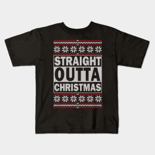 Straight outta Christmas Kids T-Shirt